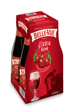 BELLE VUE EXTRA KRIEK 4X25CL Afbeeldingen van BELLE VUE EXTRA KRIEK 4X25CL
