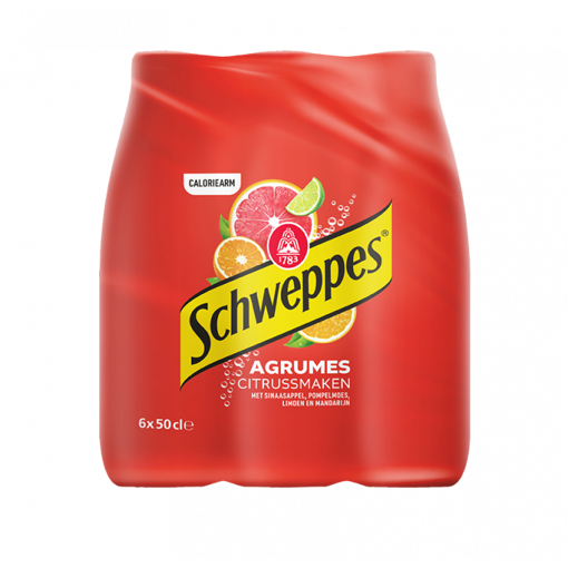 Afbeeldingen van SCHWEPPES AGRUM PET 6X50CL