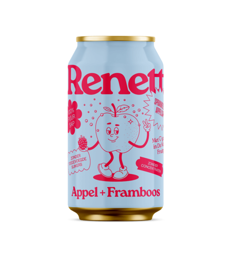 Afbeeldingen van RENETT 24X33CL CAN APPEL/FRAMBOOS