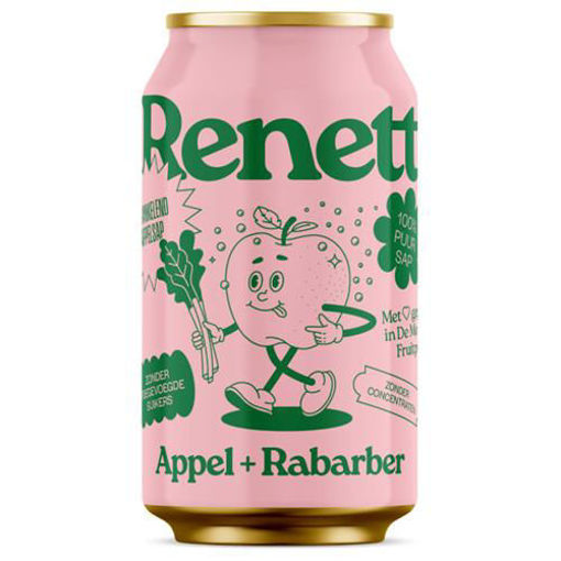 Afbeeldingen van RENETT 24X33CL CAN APPEL/RABARBER